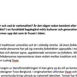Infotext och credits